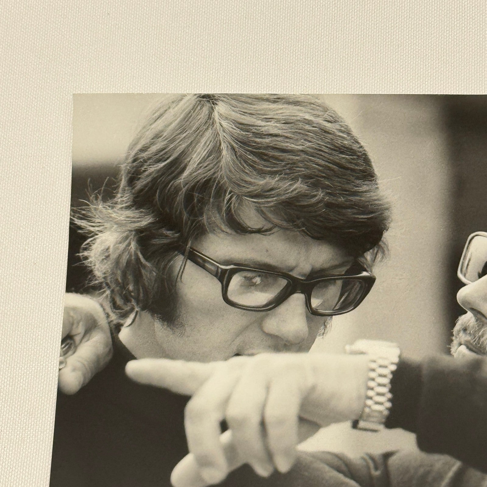 Vintage Racing Photo 1972 German Grand Prix Race Colin Chapman Peter Warr