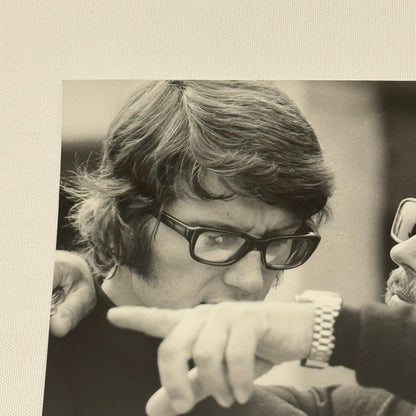 Vintage Racing Photo 1972 German Grand Prix Race Colin Chapman Peter Warr