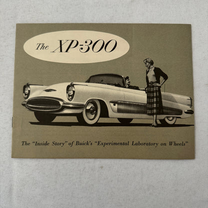Buick XP-300 Concept Car Prototype Sales Brochure Catalog Advertising