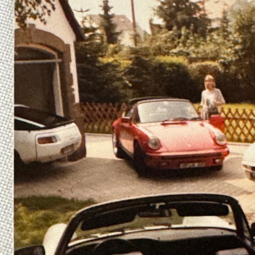 Vintage Porsche Car Photo Photograph Porsche 911 Carrera Convertible 944 928