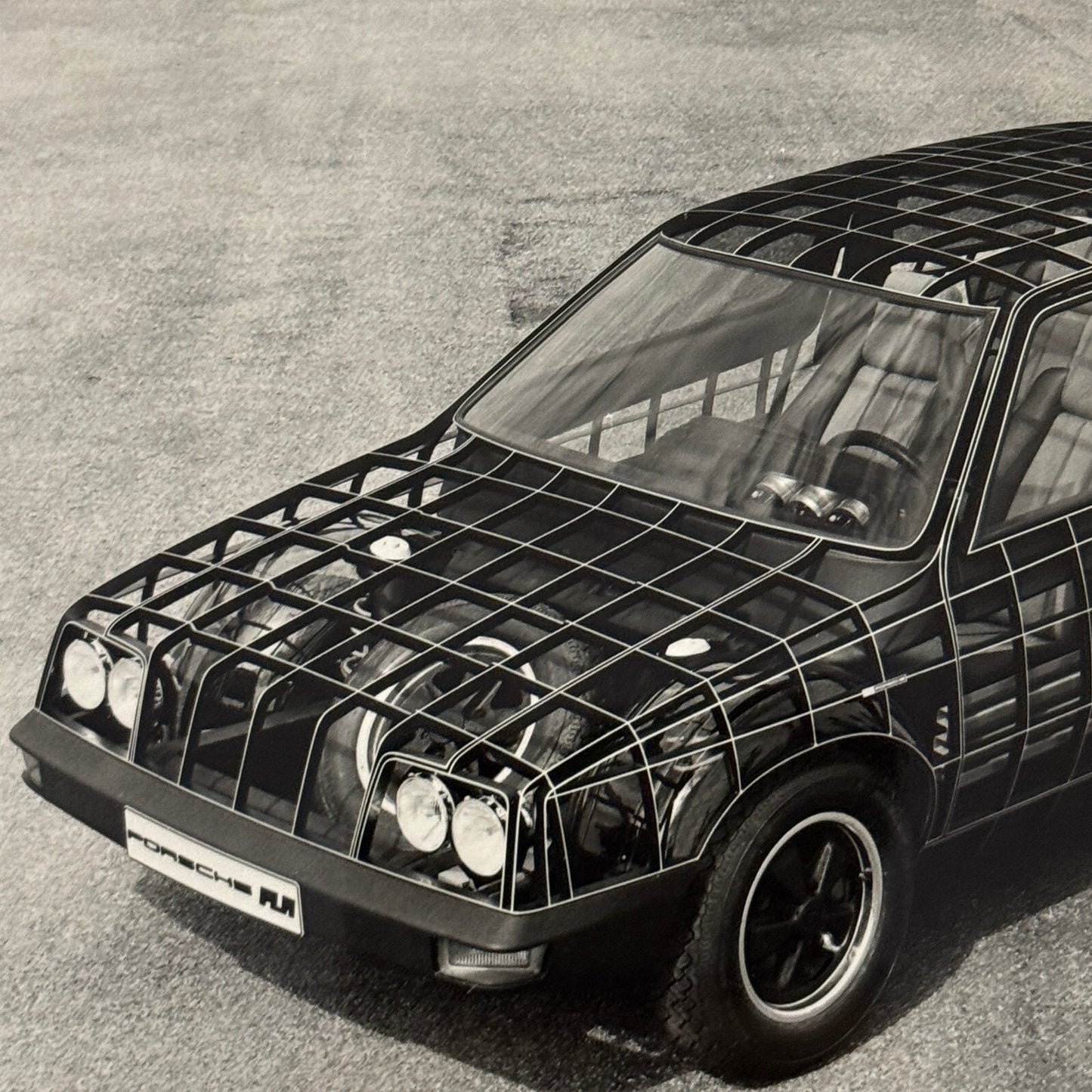 Porsche FLA Long Life Car Concept Prototype Factory Werkfoto Photo Photograph