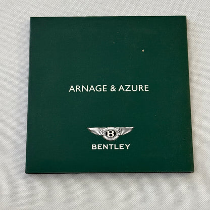 Bentley Arnage and Azure Press Kit Photo CD 2008 2009