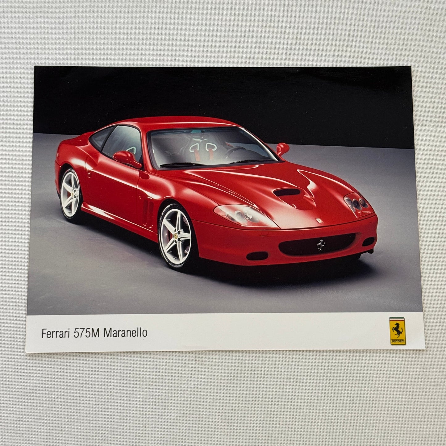 Ferrari 575M Maranello Factory Press Photo Photograph Print