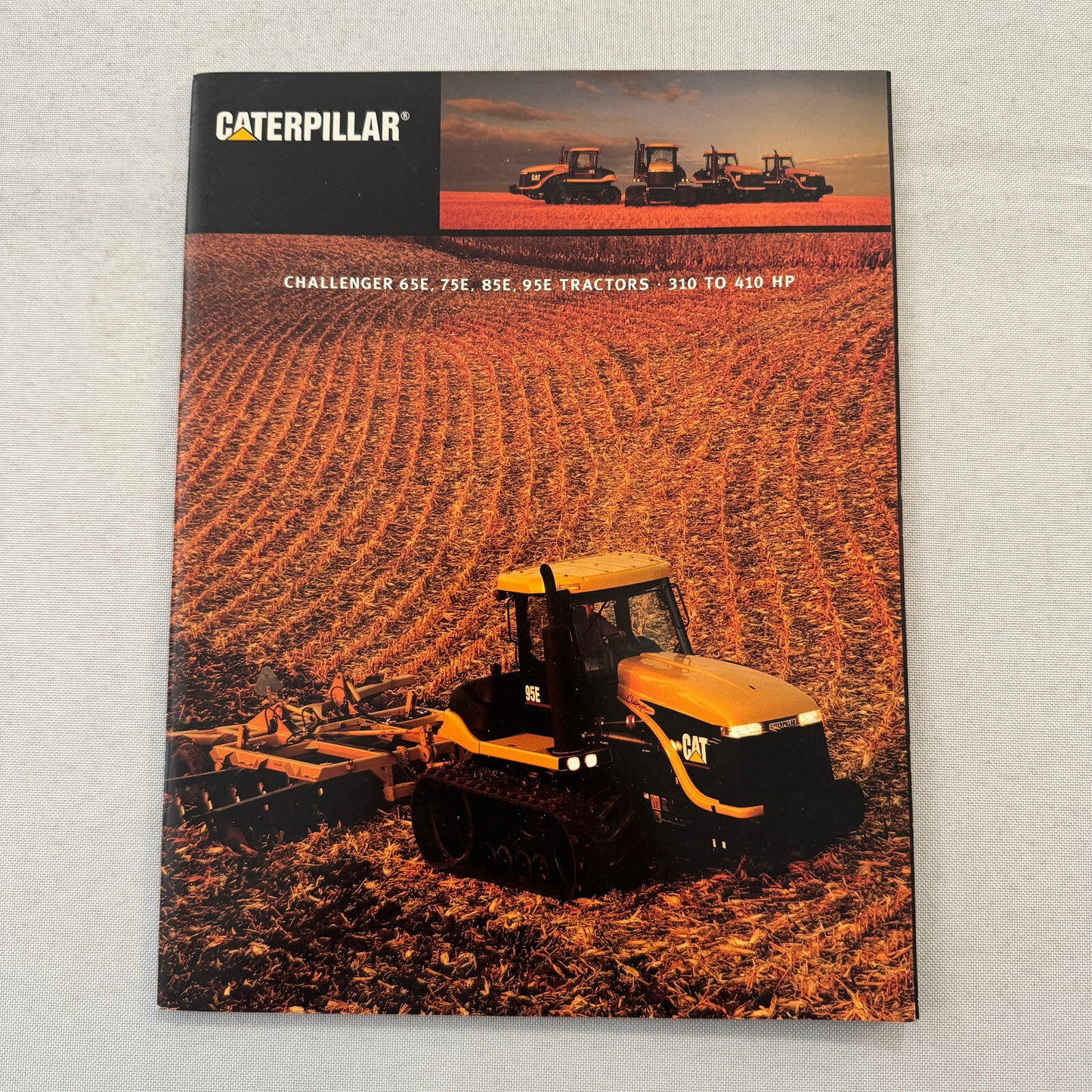 Caterpillar Challenger Tractor Construction Equipment Brochure Catalog 95E 85E +