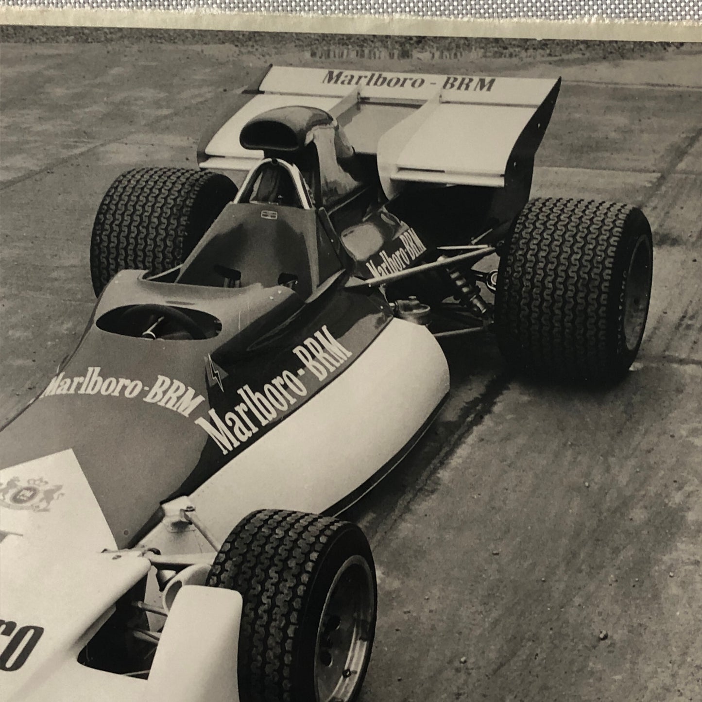 Vintage Racing Photo Photograph BRM P180 Car Clay Regazzoni 1973