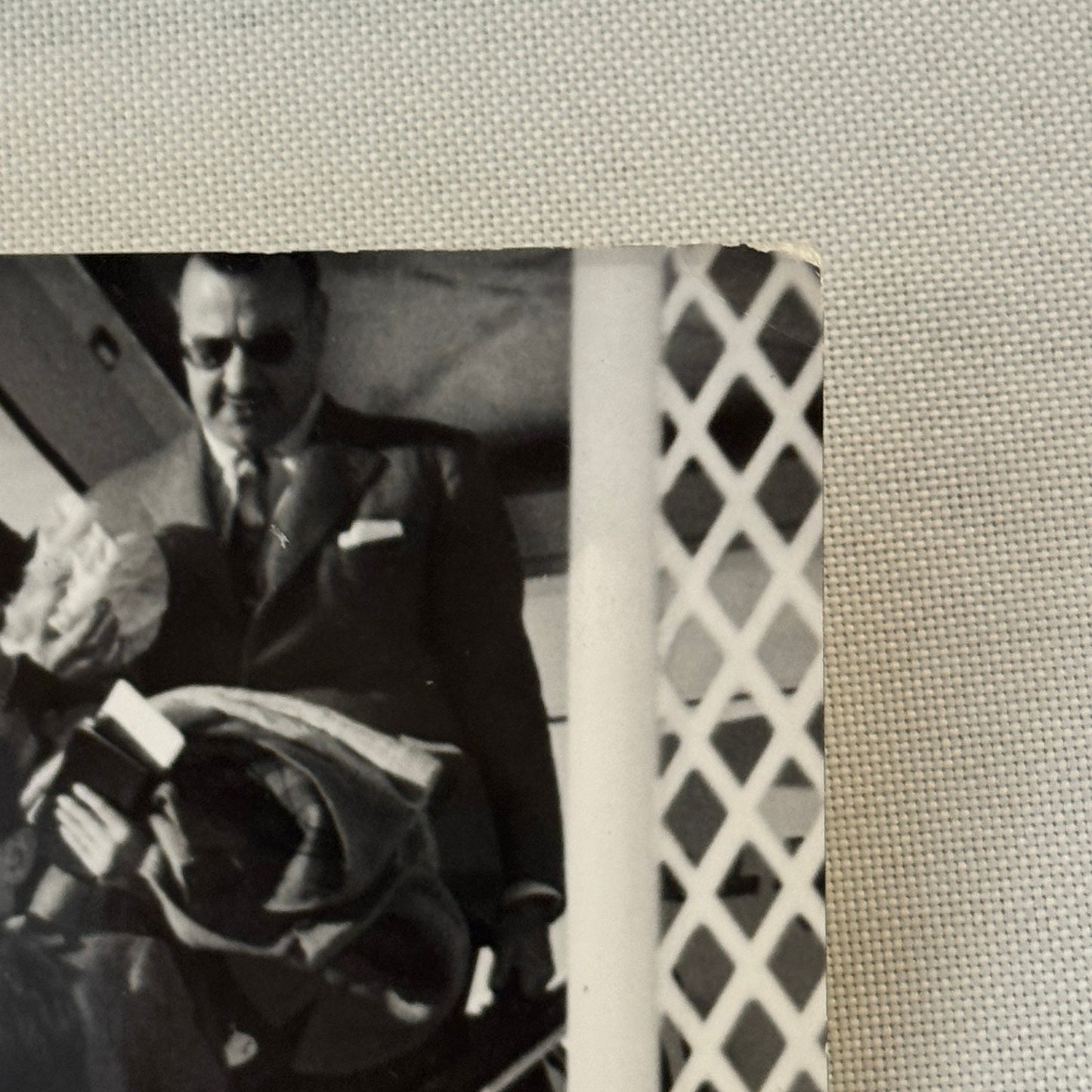 Juan Manuel Fangio Racing Driver Press Photo Photograph Print Vintage Italian