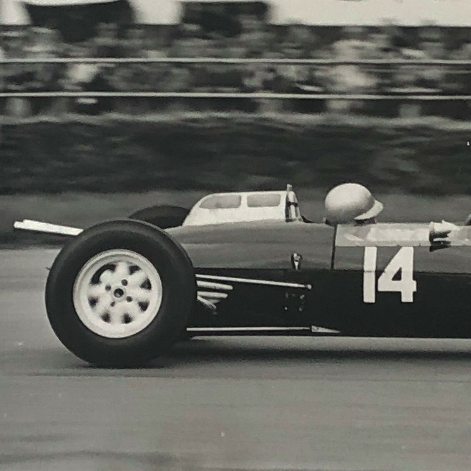 Vintage John Surtees Lola V8 Racing Car Photo Photograph Bernard CAHIER