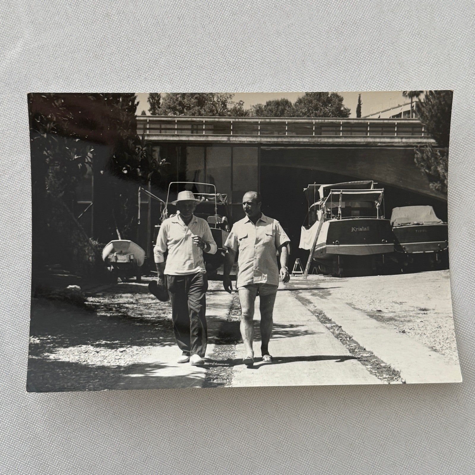 Juan Manuel Fangio Retirement Vacation Holiday Italian Press Photo F1 Racing