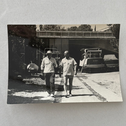 Juan Manuel Fangio Retirement Vacation Holiday Italian Press Photo F1 Racing