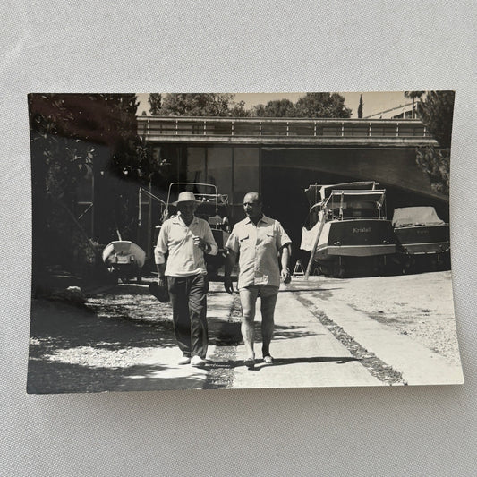 Juan Manuel Fangio Retirement Vacation Holiday Italian Press Photo F1 Racing