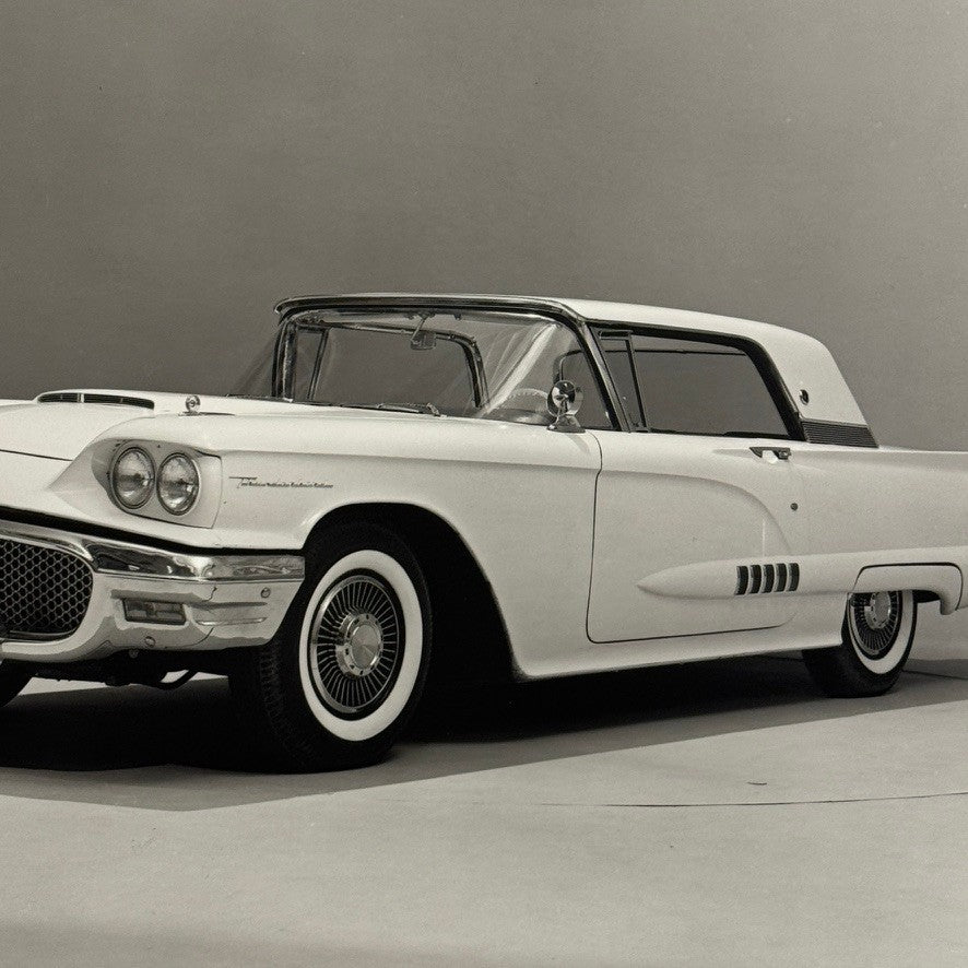 Vintage 1958 Ford Thunderbird Car Automobile Photo Photograph Modern Print