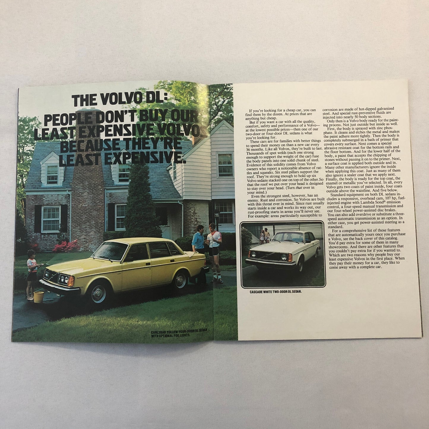 1980 Volvo Car Sales Brochure Catalog Bertone Coupe DL GLE Station Wagon GT