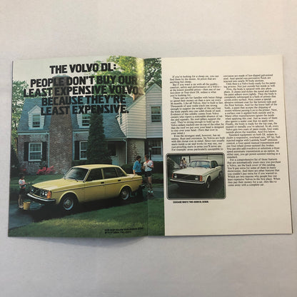 1980 Volvo Car Sales Brochure Catalog Bertone Coupe DL GLE Station Wagon GT