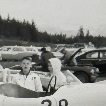 Vintage Racing Photo Oldsmobile Special Car 1959 Photograph Snapshot Motorsport