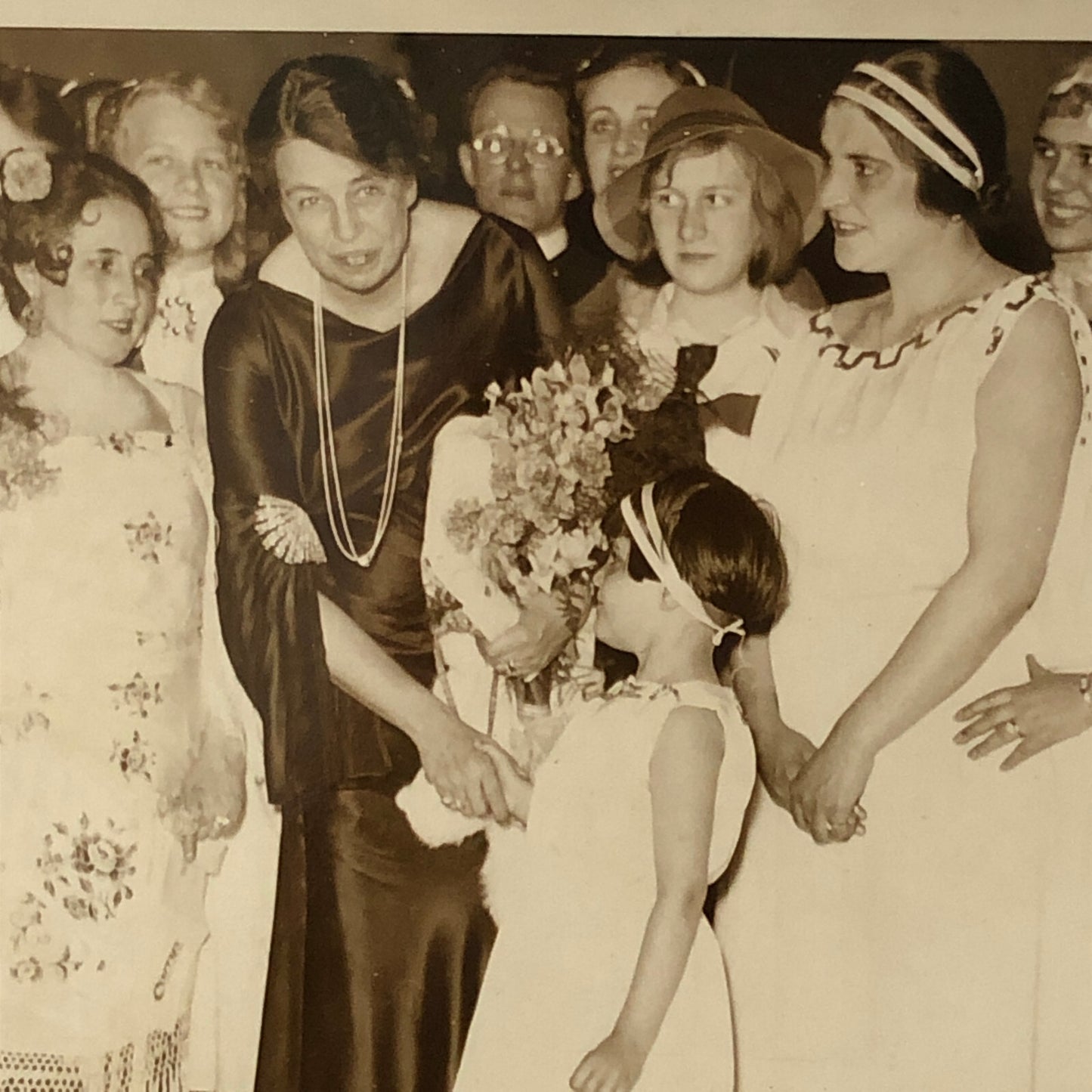Press Photo Photograph Eleanor Roosevelt First Lady 1934 American School