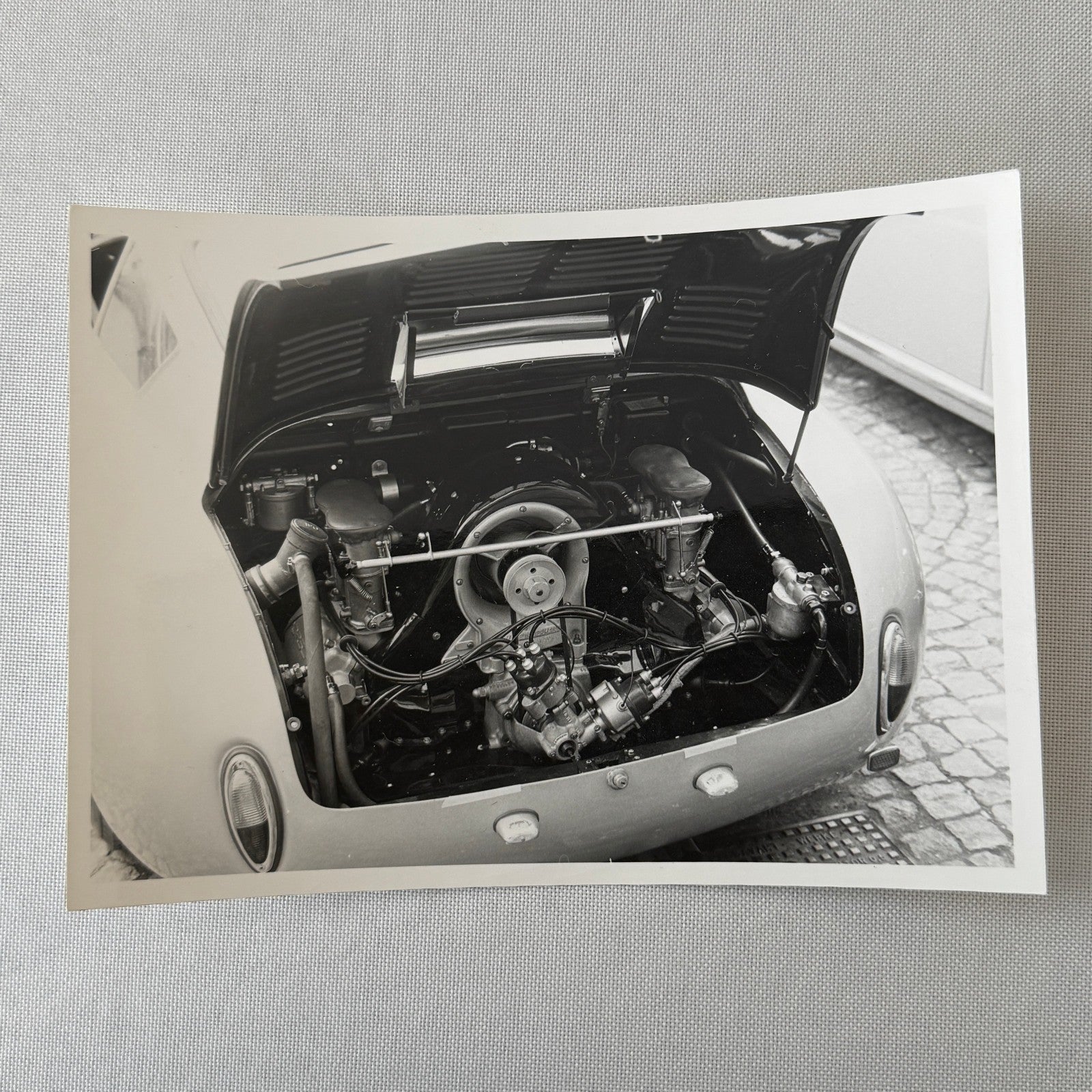 Porsche 356 Carrera Abarth Car Engine Photo Photograph Vintage Porsche 356B
