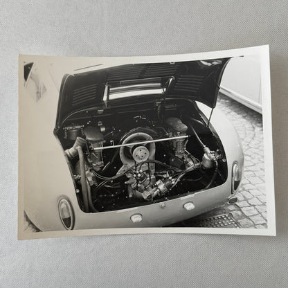 Porsche 356 Carrera Abarth Car Engine Photo Photograph Vintage Porsche 356B