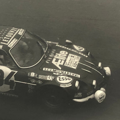 Vintage Renault Alpine Racing Car Photo Photograph Print 1969 Tour de France ? 