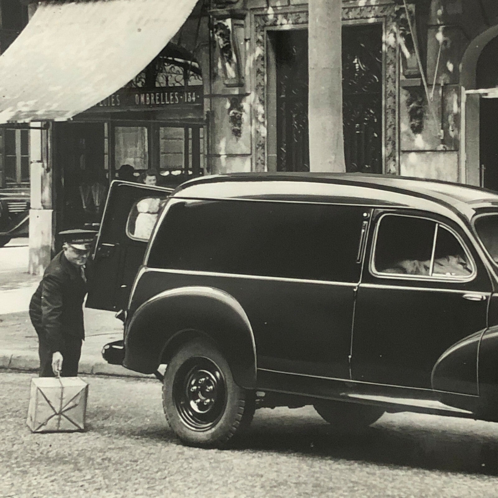 Vintage Peugeot 203-U Fourgonette Tolee Truck Van Photo Photograph Print 203 U