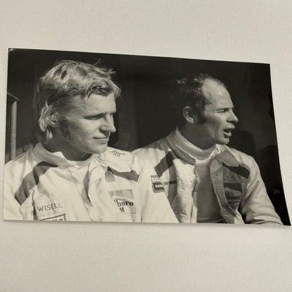 Vintage Racing Photo 1972 Italian Grand Prix Race Reine Wisell Peter Gethin