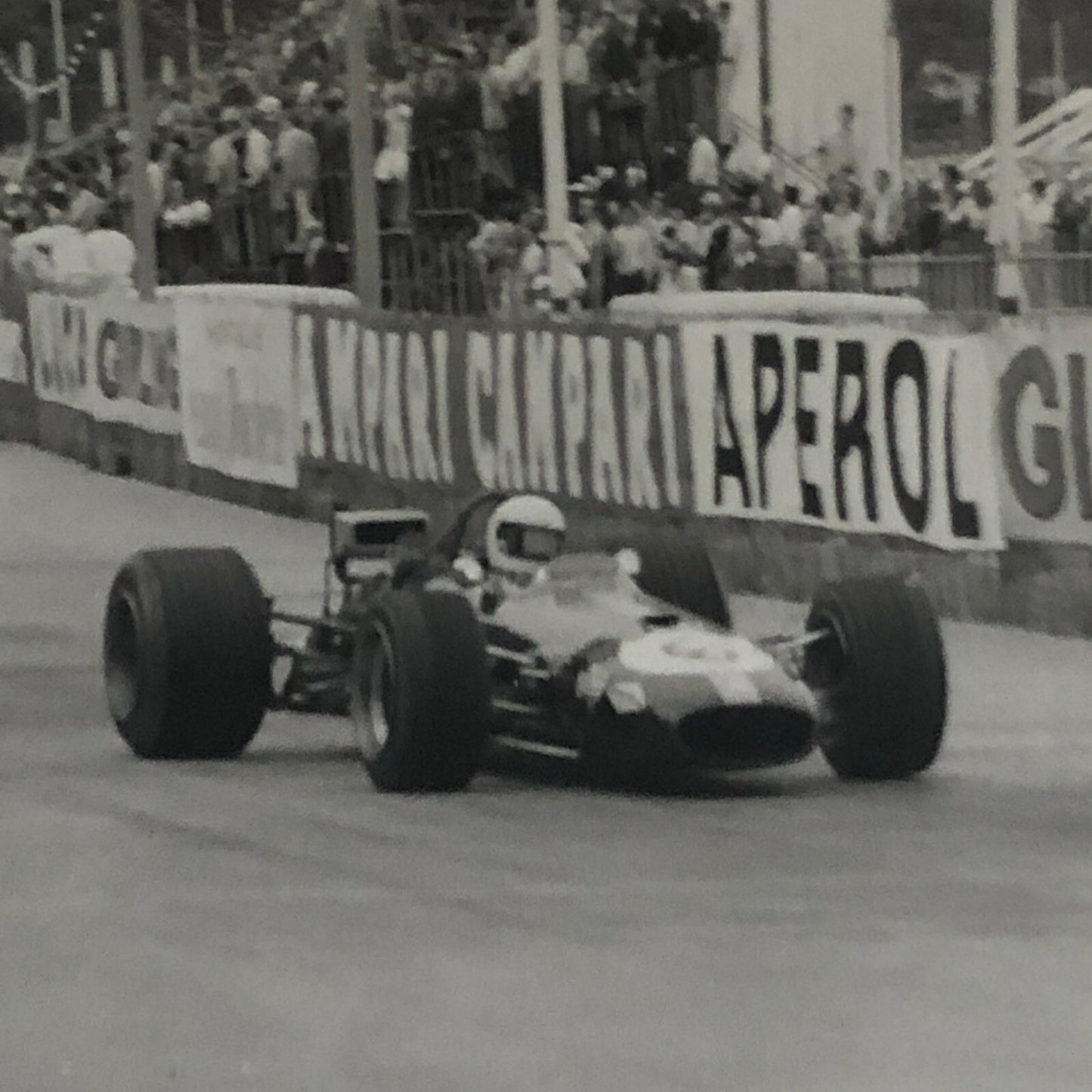 Vintage Grand Prix Racing Car Driver Photo Photograph Print