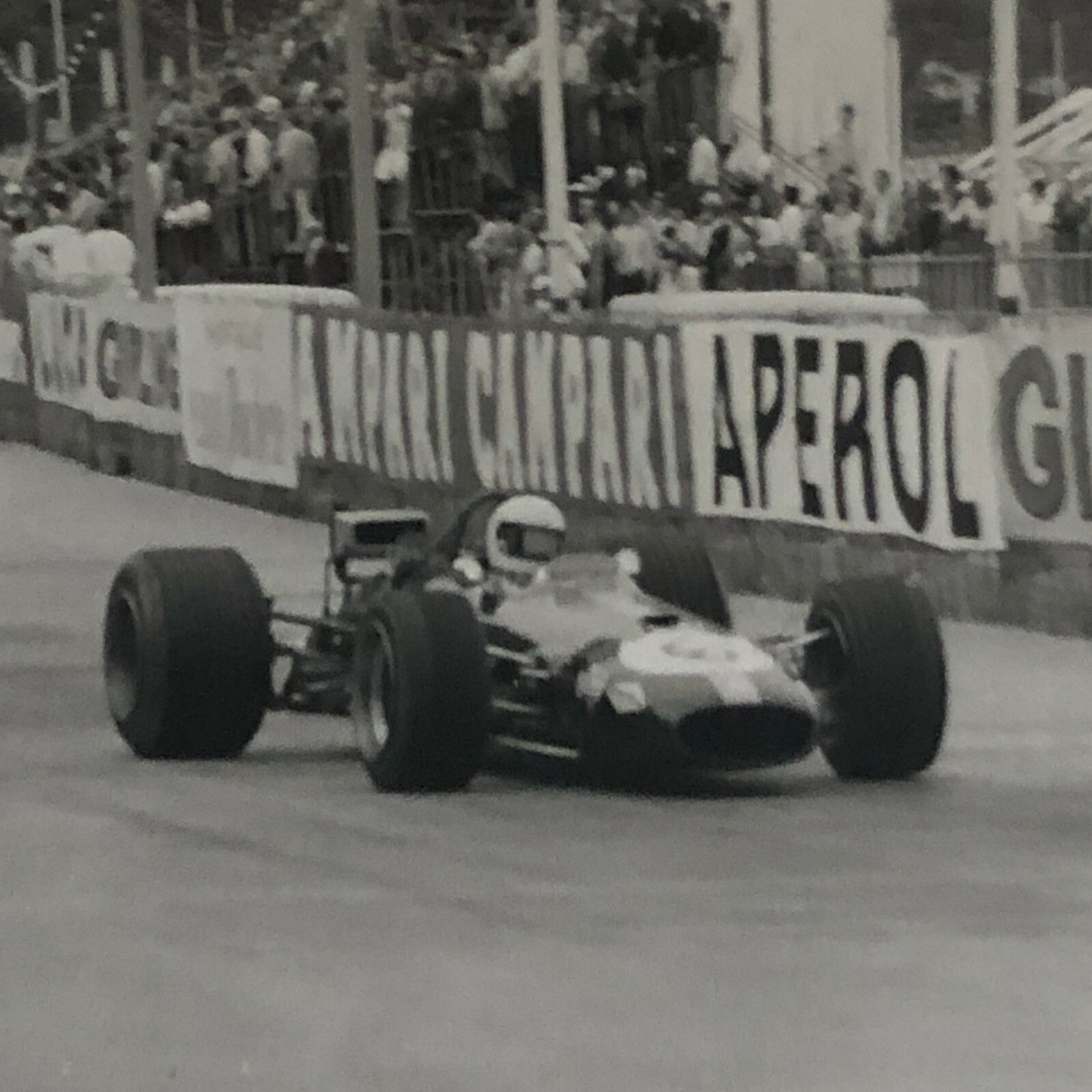 Vintage Grand Prix Racing Car Driver Photo Photograph Print