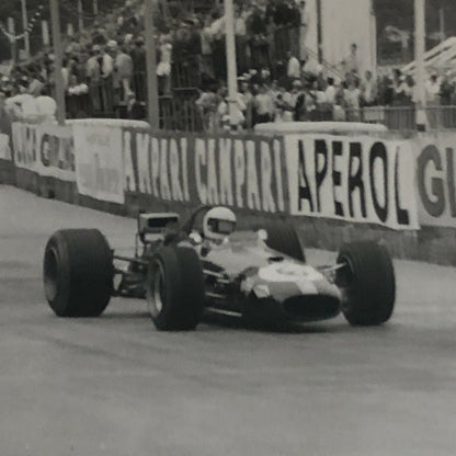Vintage Grand Prix Racing Car Driver Photo Photograph Print