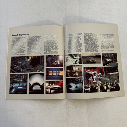 1982 Renault Fuego Car Sales Brochure Catalog Advertising Vintage