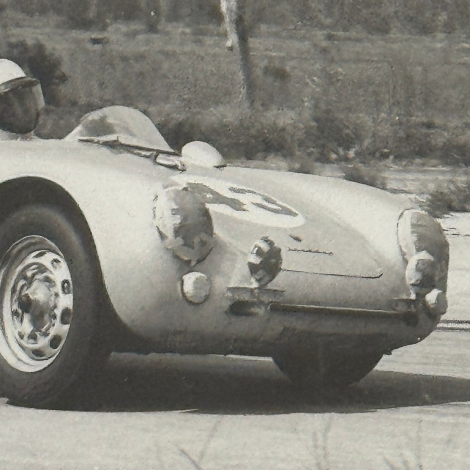Porsche 550 Spyder Photo Photograph Racing Motorsport MODERN PRINT