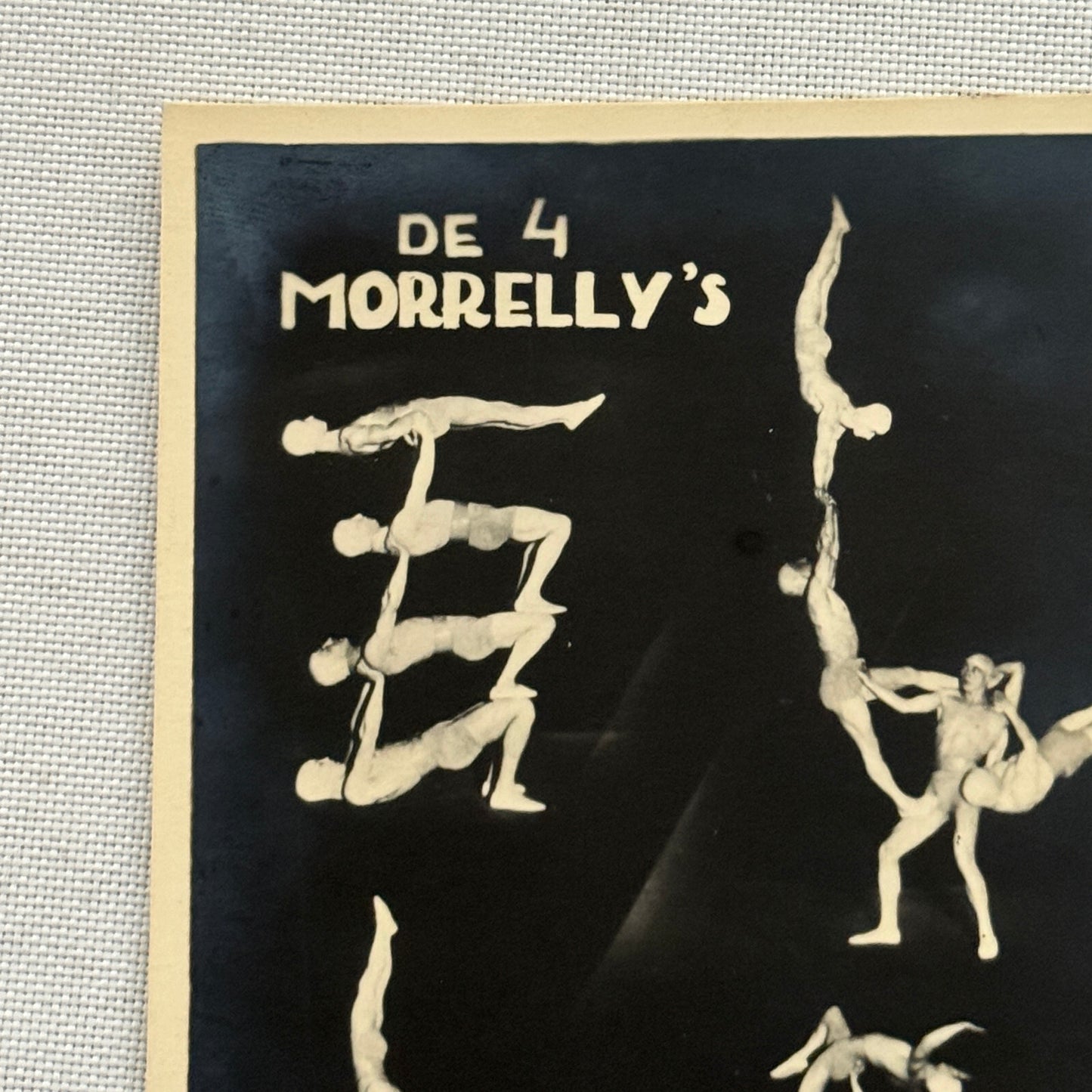 Vintage Circus Act Photo Photograph Acrobat Acrobatic Balancing Act 4 Morellys