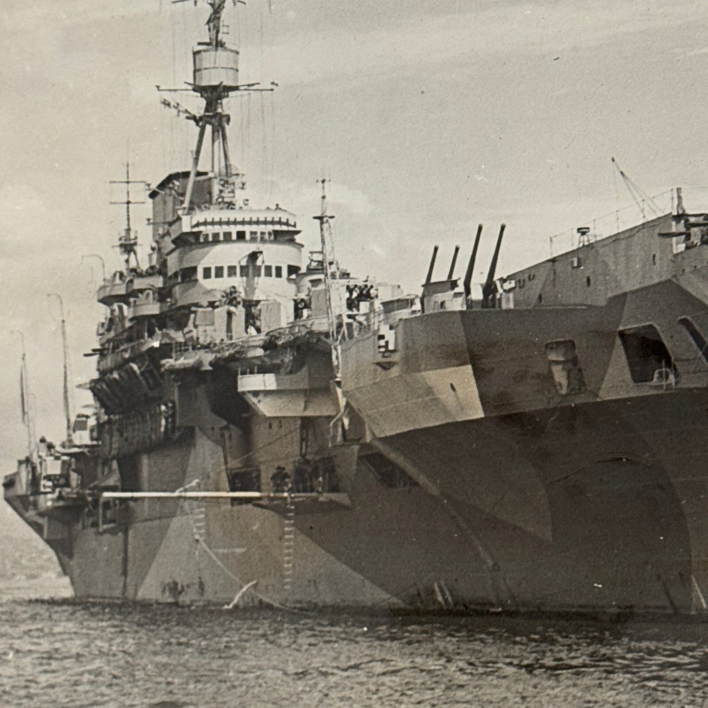 British Navy Aircraft Carrier Ship Boat HMS Implacable Press Photo Photograph
