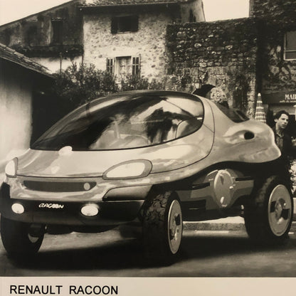 1993 Renault Racoon Concept Car Photo Photograph Lot of 2