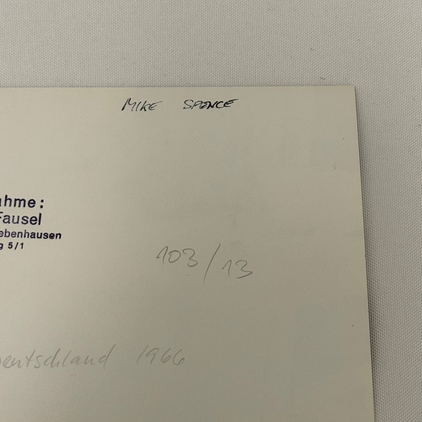 Vintage Racing Photo Mike Spence 1966 German Grand Prix Race Motorsport