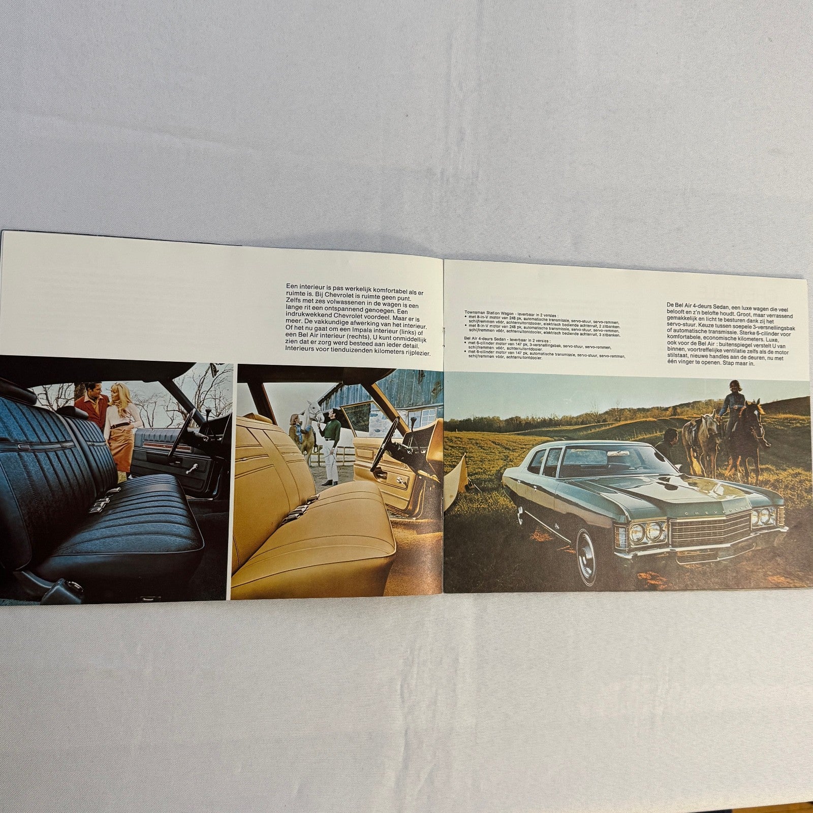 1971 Chevrolet Car Sales Brochure Catalog Corvette Vega Caprice Camaro DUTCH