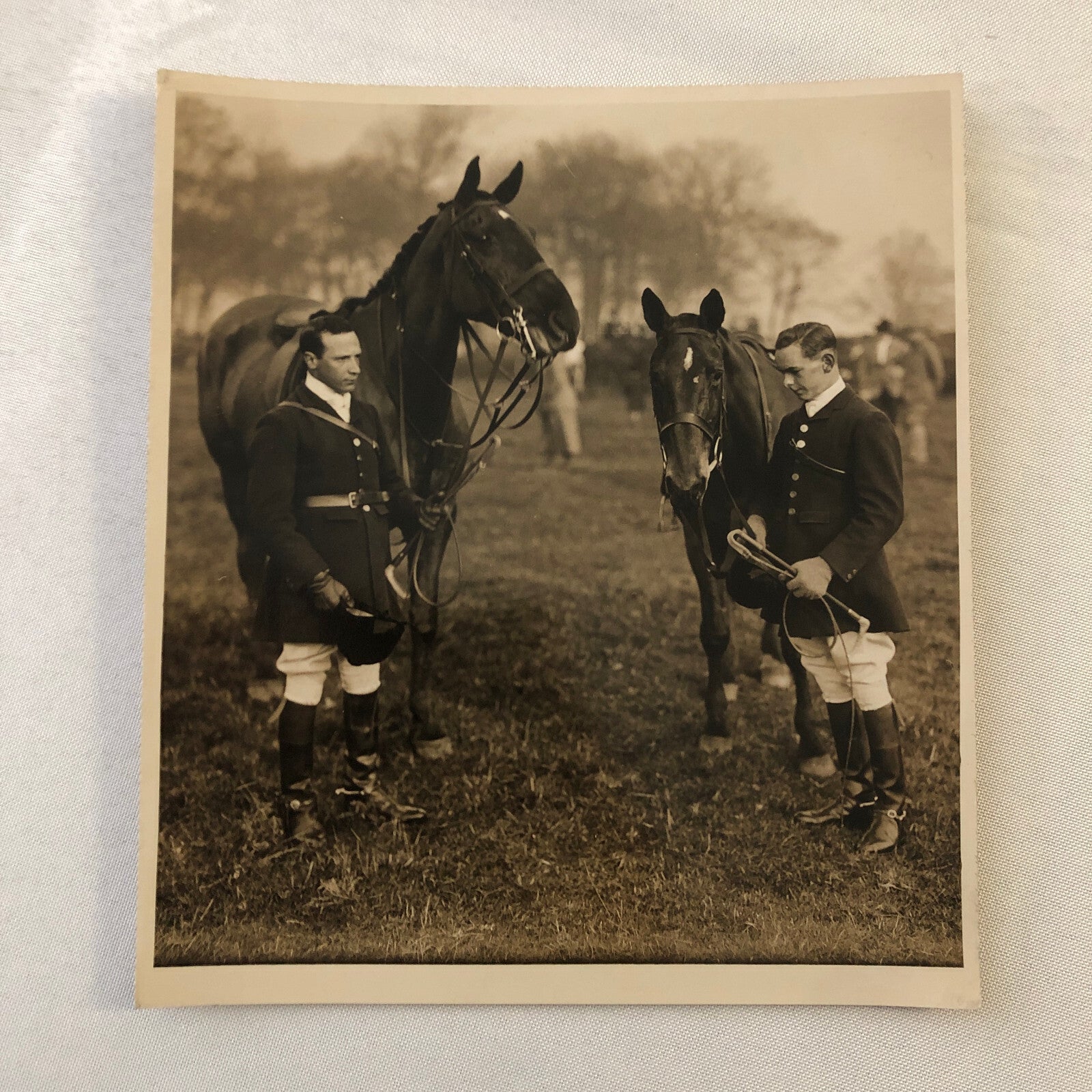 Vintage Press Photo Photograph Hunting Hunter Horseback London News 1933