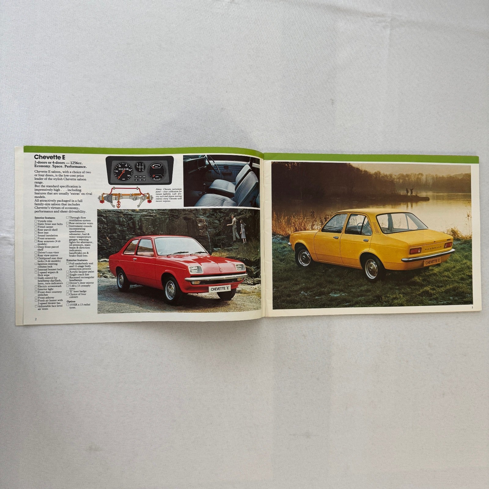 1978 Vauxhall Car Sales Brochure Catalog Chevette Viva Cavalier VX Series UK