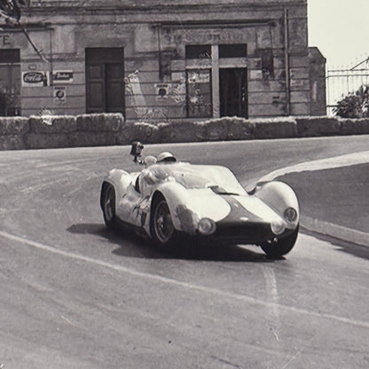 Maserati Birdcage Racing Photo Photograph Lucky Lloyd Casner 1961 Modern Print
