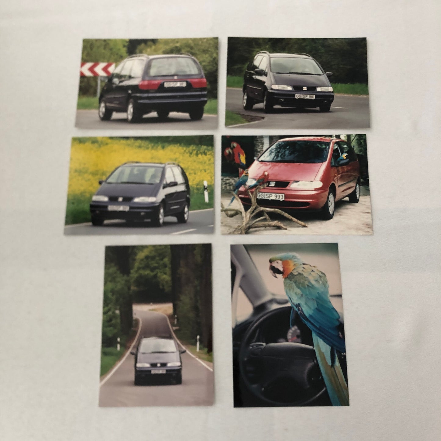 SEAT Alhambra Van Press Kit Brochure Factory Photos 1996