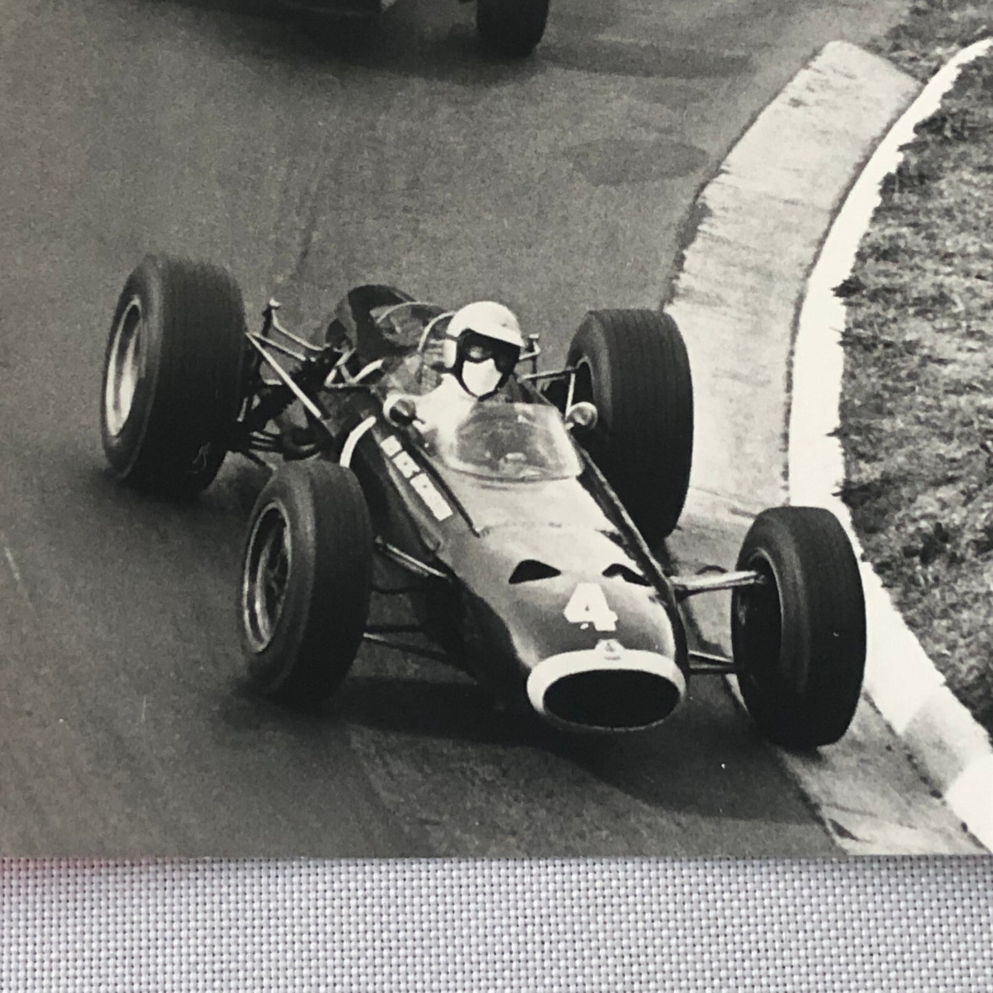Vintage Racing Photo Photograph Chris Irwin BRM Frank Gardner 1967 Tasmania