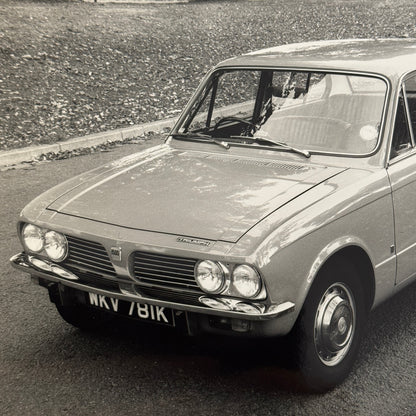 Triumph 1500 Silver Label Car Factory Press Photo Photograph Vintage 1971 1972