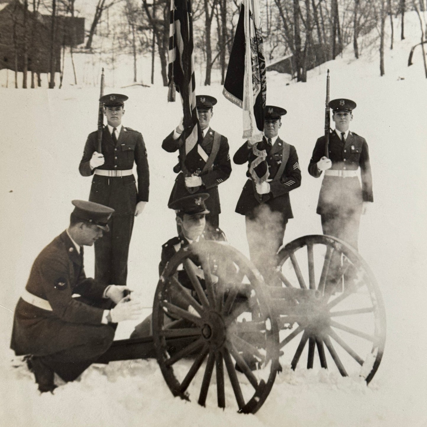 Bordentown Military Institute Cadets George Washington Tribute Press Photo Canon