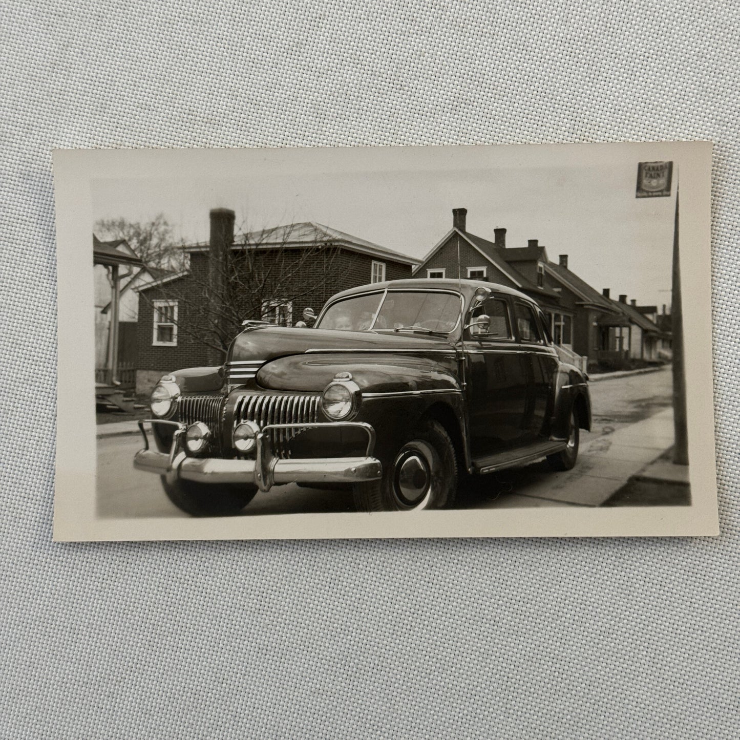 Vintage Car Automobile Snapshot Photo Photograph with Children DS24 Lot 2x