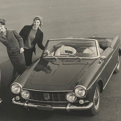 Fiat 1500 and 1600 S Cabriolet Convertible Factory Press Photo Photograph