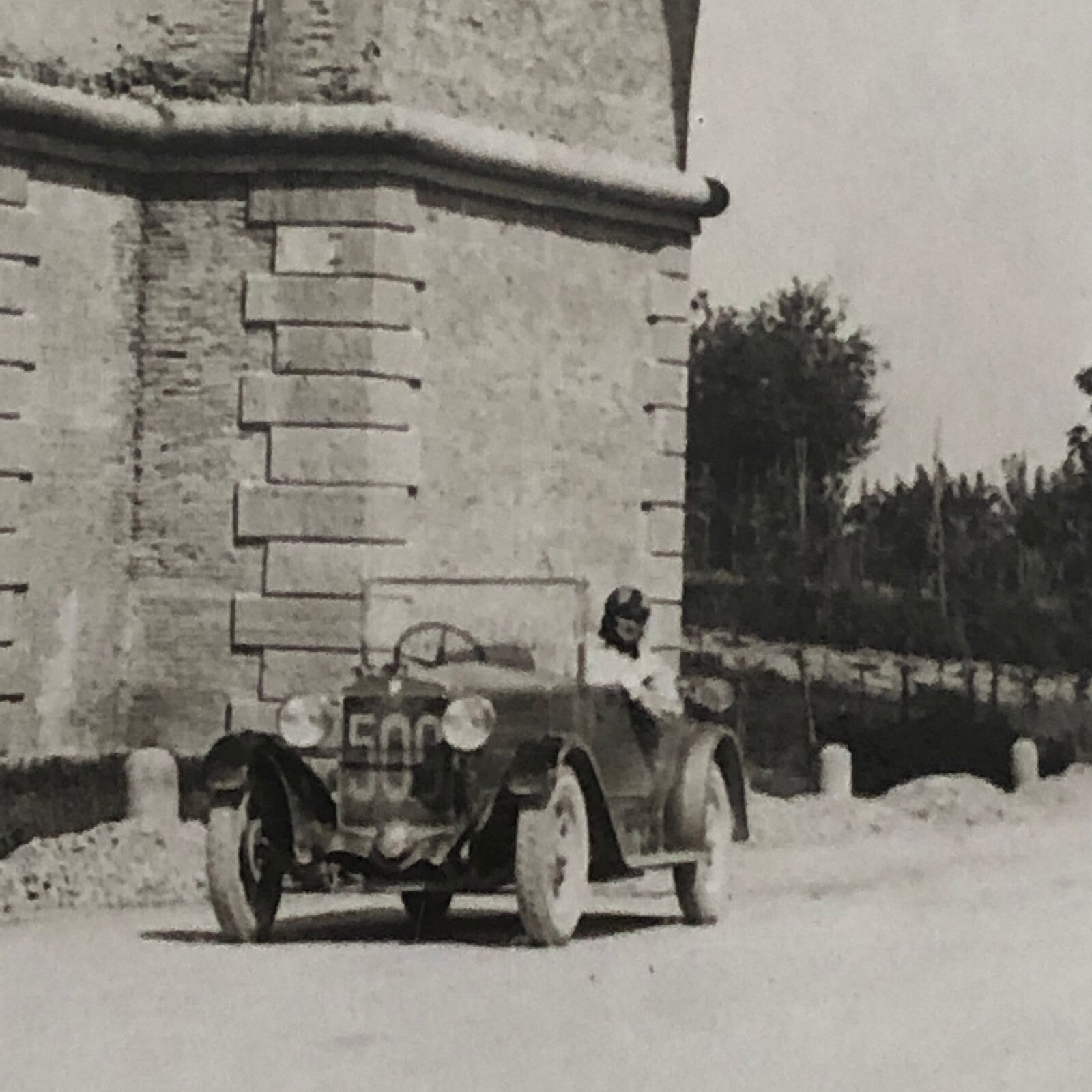Vintage Antique Car Automobile Photo Photograph Print Rally Racing ? 