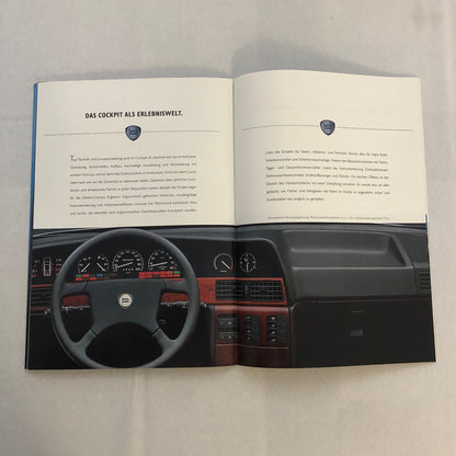 Lancia Dedra Car Sales Brochure Catalog Dedra German Text
