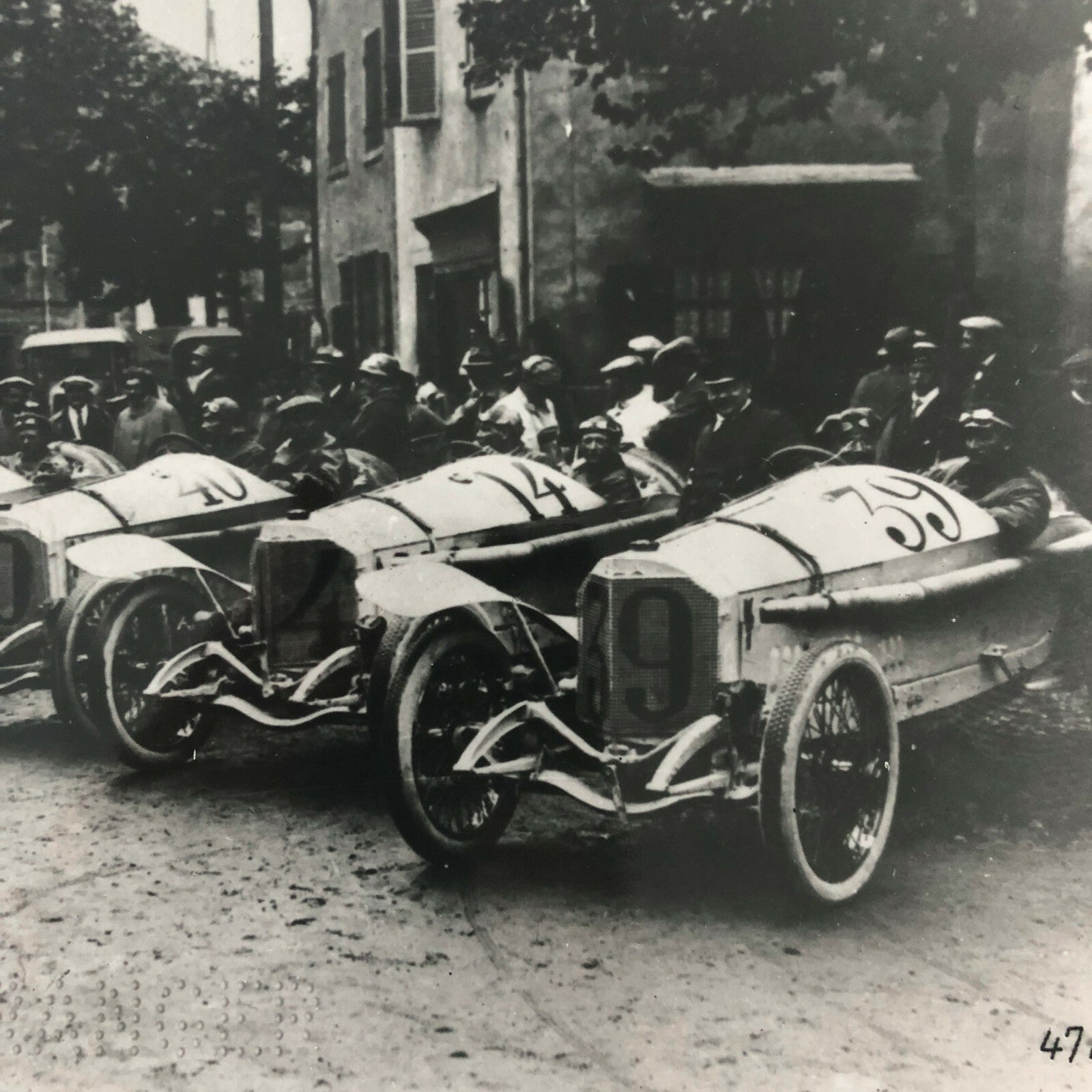 Vintage Racing Car Photograph Photo Image - 1914 Mercedes Benz Cars