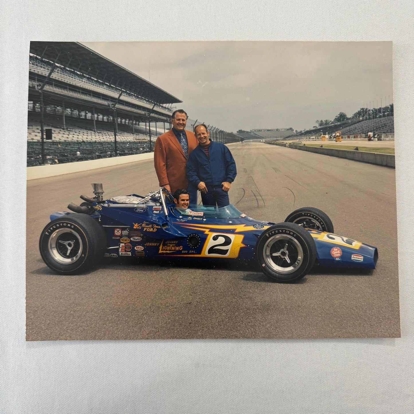 Vintage Indy Racing Photo Al Unser 1970 Car Motorsport Modern Print