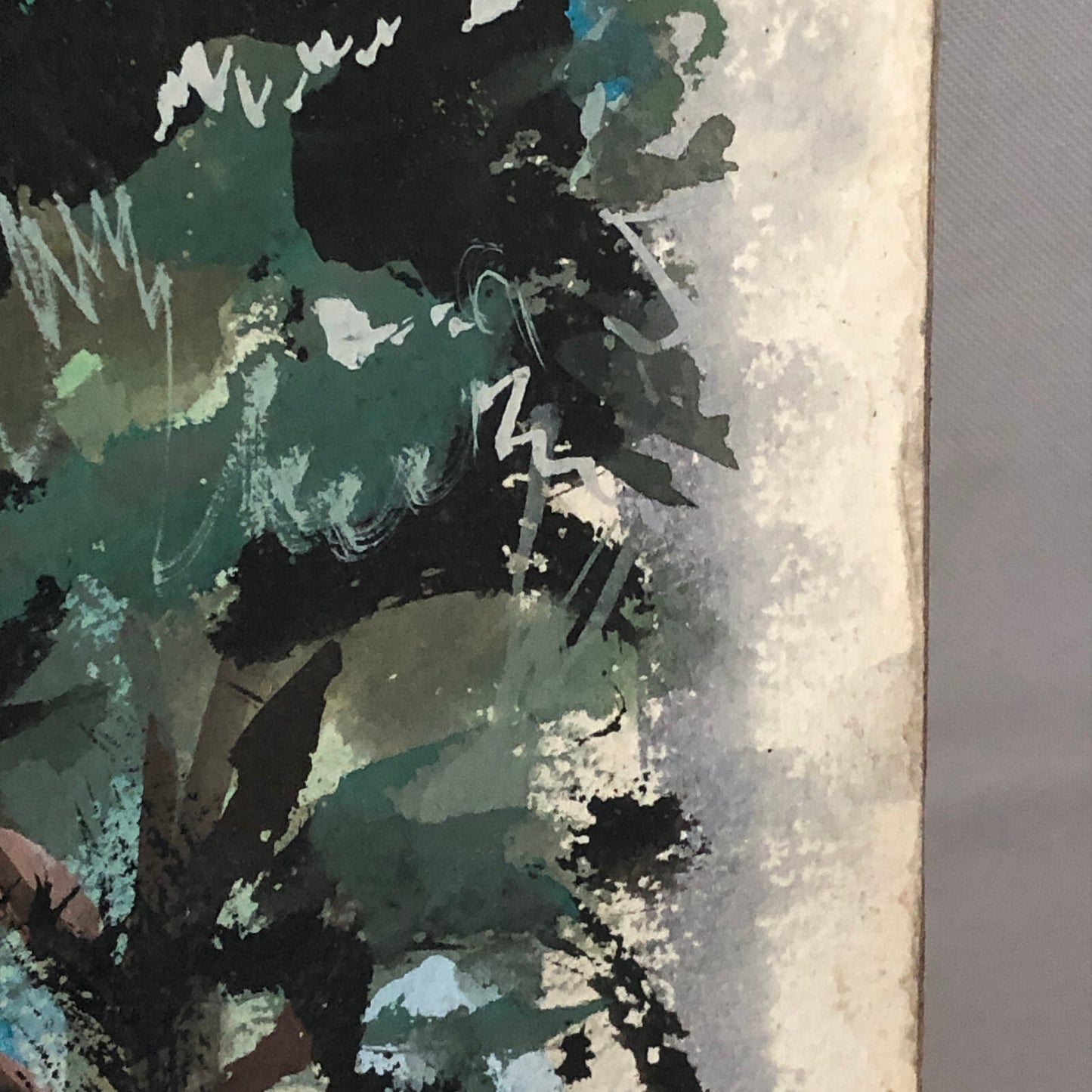 Vintage Painting Art Artwork Trees Hammock Chair Artist Arthur E Sudler