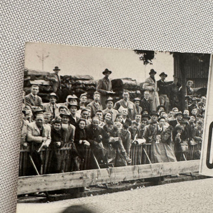 Vintage Car Racing Motorsport Photo Photograph Print Unidentified Officials