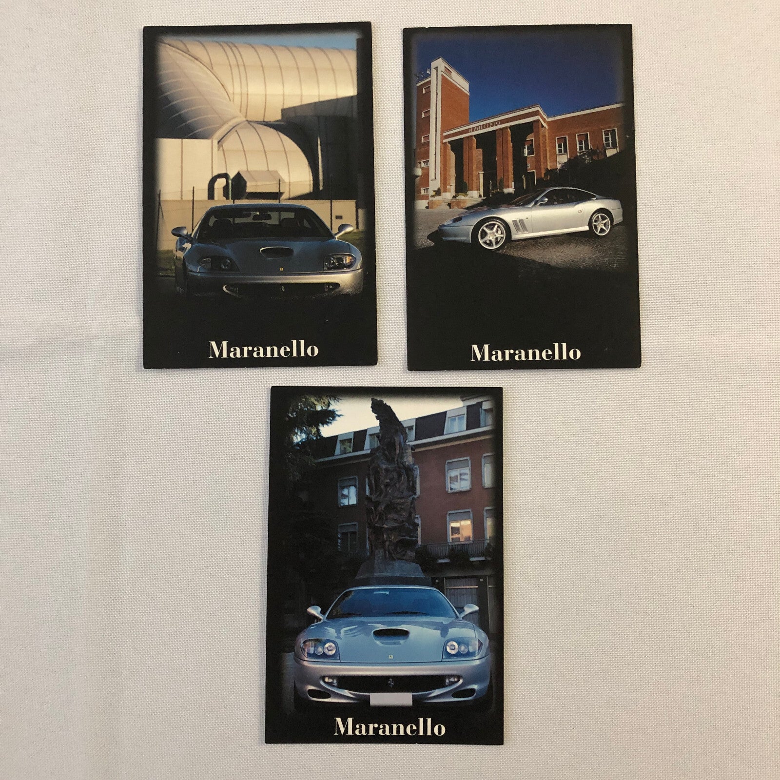 Ferrari 550 Maranello Postcard Post Card Lot of 3